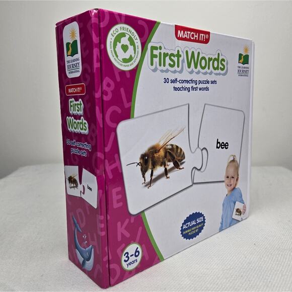New Unopened Match It! First Words Set - Picture 1 of 6